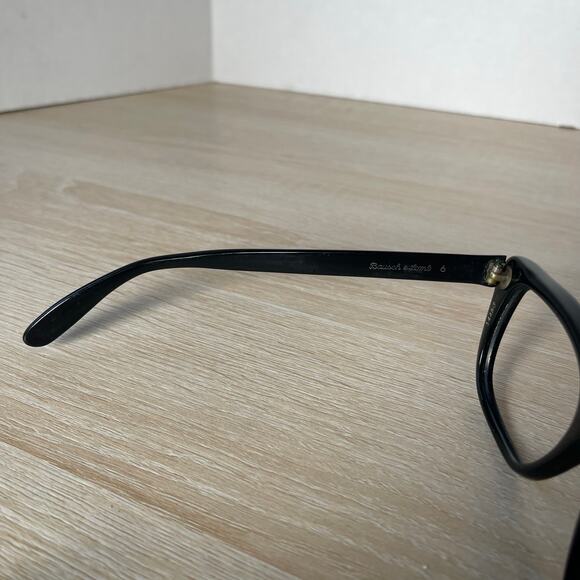 Vintage Bausch & Lomb 6 RARE! Sunglasses 14480 Polished Black B&L 51-22 READ - Picture 5 of 11